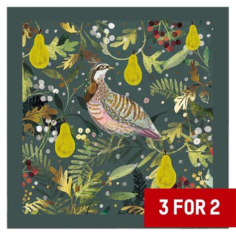 Partridge In A Pear Tree Christmas Card 10 Pack Oxfam Shop