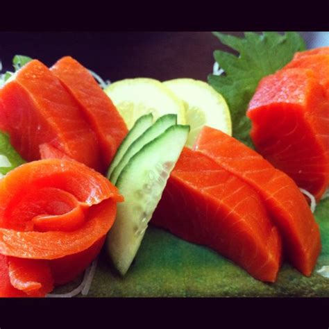 Wild Sockeye Salmon Sashimi At Nagomi Sushi