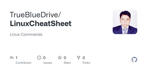 GitHub TrueBlueDrive LinuxCheatSheet Linux Commands