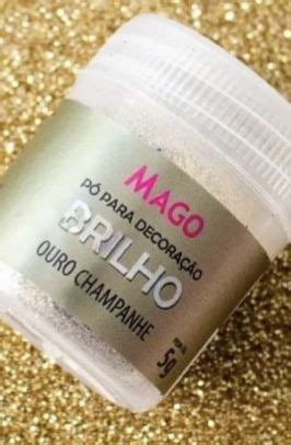 P Para Decora O G Brilho Ouro Champanhe Mago Chocobraz Embalagens