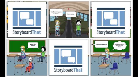 Tutorial Storyboard That español 2021 Comparto mi storyboard con