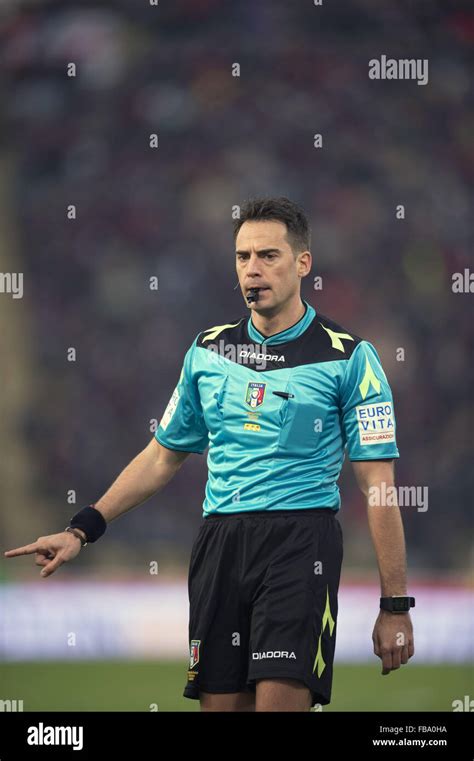 Bologna Italy Th Jan Claudio Gavillucci Referee Football