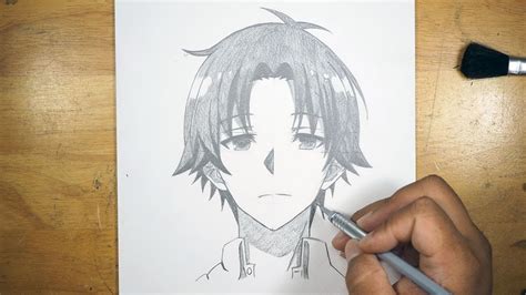 Anime Sketch | How to Draw Ayanokouji Kiyotaka | Classroom of the Elite - YouTube