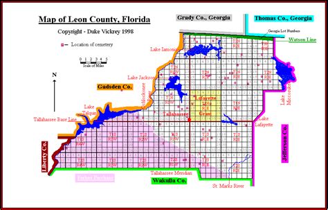 Leon County Map