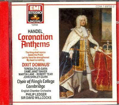 Handel Coronation Anthems Dixit Dominus Philip Ledger David