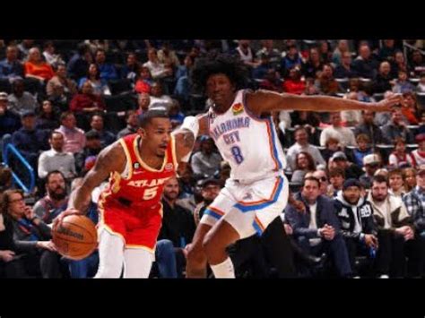 Atlanta Hawks Vs Oklahoma City Thunder Full Game Highlights Jan 25