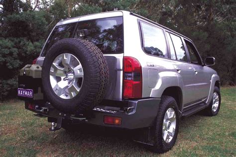 X Nissan Patrol Y Porte Jerrican Simple Gauche Kaymar Support Jerrycan