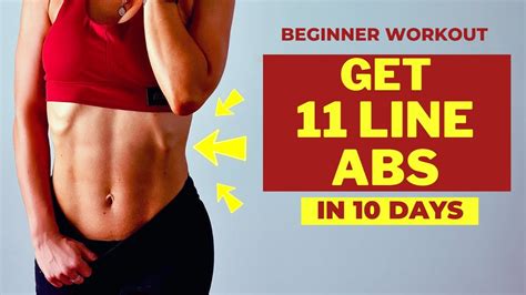 Get 11 Line Abs In 10 Days 10 Min Abs Workout Lose Belly Fat