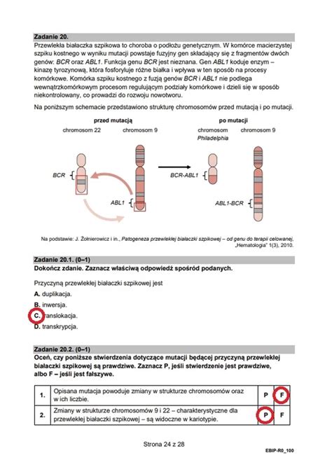 Matura 2024 formuła 2015 Biologia poziom rozszerzony Tu arkusz