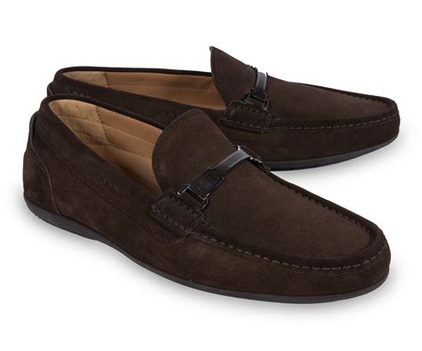 Hugo Boss Flarro Suede Loafer Brown