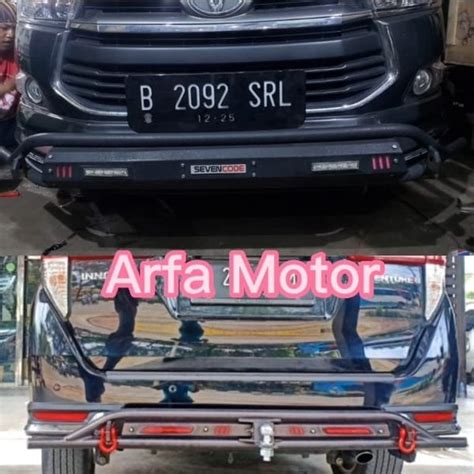 Jual Paket Tanduk Depan Dan Towing Belakang Innova Reborn Model Cobra