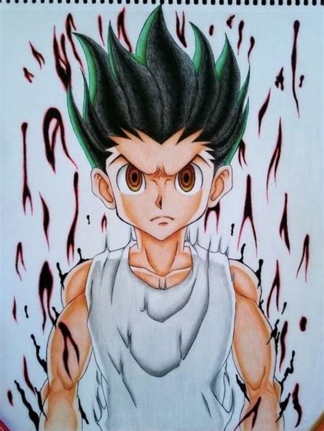 Anime Drawing How To Draw Gon Freecss Step By Step Artofit