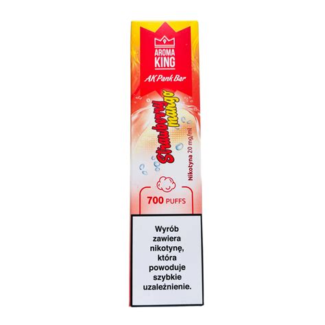 Jednorazówka Aroma King Pank Bar 700 20mg Strawberry Mango truskawka mango