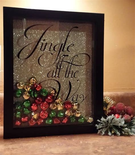 Jingle All The Way Shadow Box Christmas DIY Decor