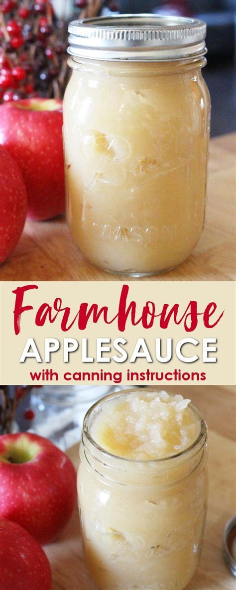 Farmhouse Applesauce For Canning Or Eating Fresh Recipe Homemade Applesauce Recipes