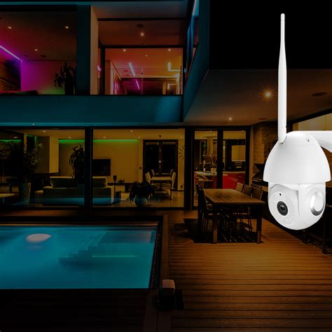 Smart WiFi Outdoor Camera, 3MP, UltraHD, PTZ, Autotracking – Tellur ...