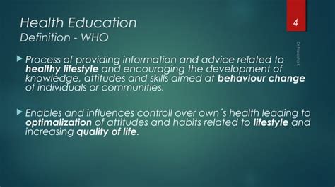 Introduction To Health Education Ppt