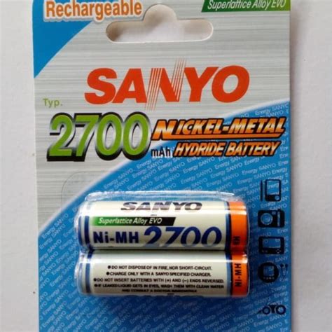 Jual Baterai Cas Recharger Sanyo AA 2700mAH Ni Mh Kota Surakarta