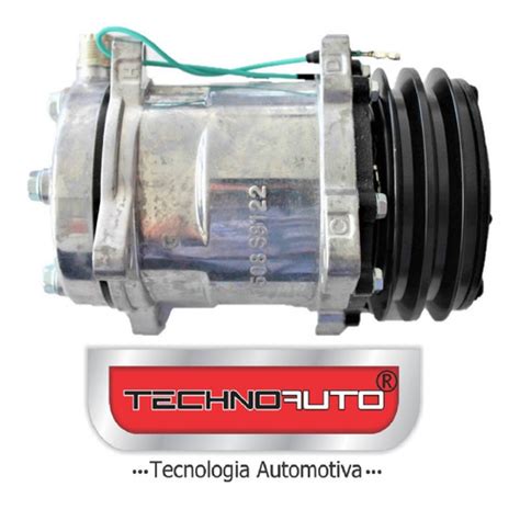 Kit Ar Condicionado Opala Completo Suporte E Duas Polias Technoauto