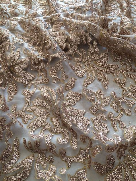 New Design Embroidered Lace With Glitter Fashion French Lace Fabric S