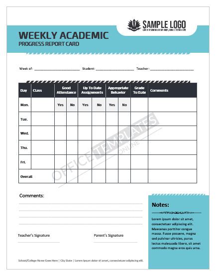 14 Free Editable Result And Report Card Formats In Ms Word