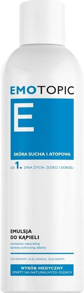 Dermokosmetyk EMOTOPIC Emulsja do codziennej kąpieli 200 ml Opinie i