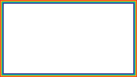 Rainbow frame border transparent 25222484 PNG