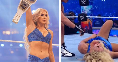 Charlotte Flair Suffers Major Wardrobe Malfunction During Fight Forcing