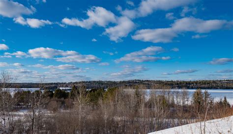 Shagawa Lake - Frozen in Winter - Ely, Minnesota