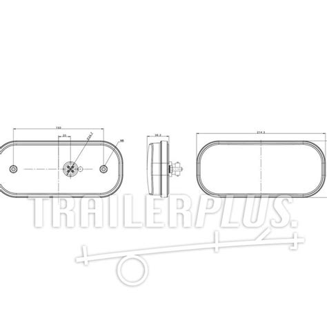 AL KO Achterlicht Rechthoekig FT 230 Dynamisch 1497512 Trailerplus Nl