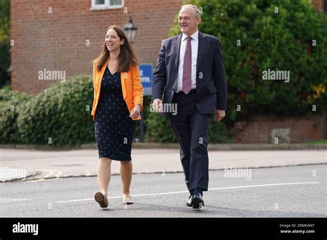 Liberal Democrat Leader Sir Ed Davey Right With Cllr Emma Holland