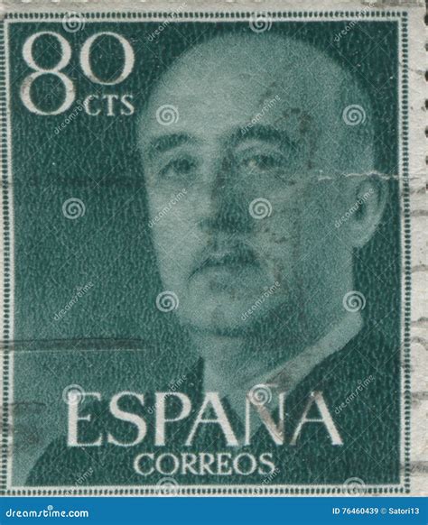 Spain Circa Stamp Printed In Spain Showing A Portrait Of