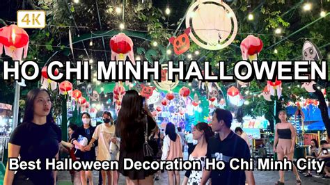 Ho Chi Minh City Best Halloween Decoration Walkthrough Vietnam