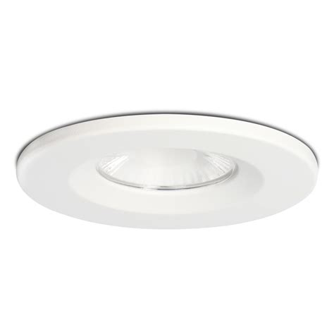 Set Of 8 Dimmable LED Downlights White Venezia 6 Watt 2700K IP65