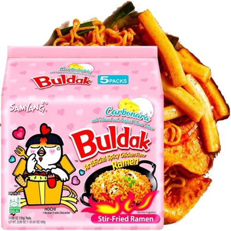 Wielopak Korea Ski B Yskawiczny Makaron Instant Ramen Hot Kurczak Carbo