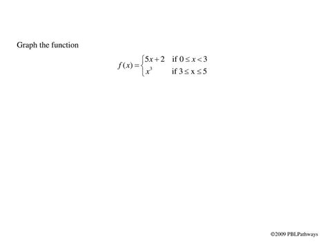 Piecewise Defined Function Ppt Download