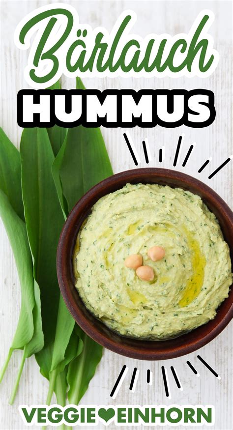 B Rlauch Hummus Leckerer Dip Aus Kichererbsen Und Frischem B Rlauch