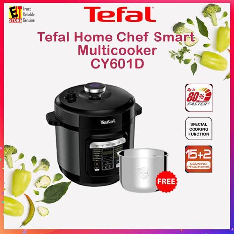 Tefal Multicooker Pressure Cooker Home Chef Smart L Fast Cook W