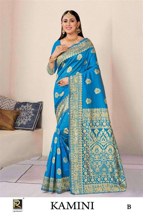 Ronisha Kamini Banarasi Silk Saree Wholesale Saree India