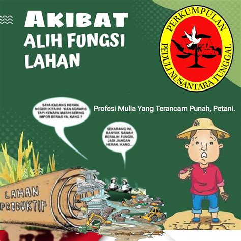 Akibat Alih Fungsi Lahan Begini Kajian Perkumpulan Peduli Nusantara