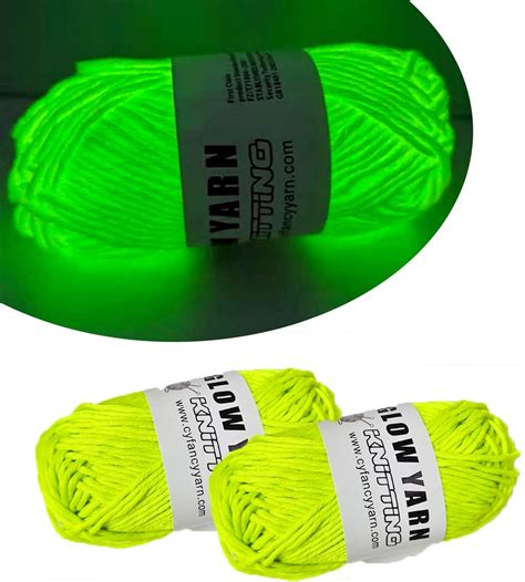 Amazon Glow In The Dark Yarn Glow In The Dark Yarn For Crochet