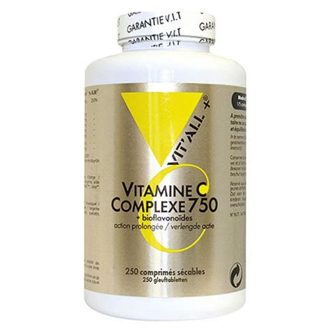 Vit all Vitamine C 750 Bioflavonoïdes 250 comprimés