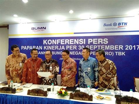 UUS Bank BTN Raih Peningkatan Laba Bersih 36 31 Kuartal III 2017