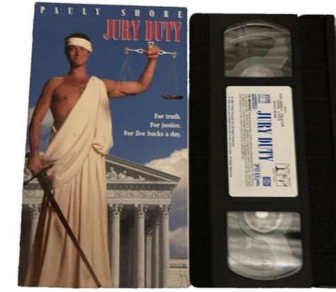 Jury Duty 1995 Vhs Movie Columbia Home Video 1995 P Shore Ebay