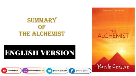 Summary Of The Alchemist English Version Short Summary Alchemist