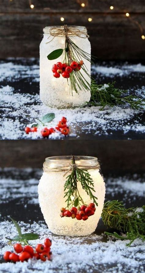 Easy Mason Jar Christmas Crafts To Make Your Home Look Beautiful