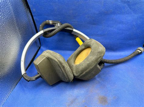 Original British Army Afv Air Crew Breifing Headset Fv2023759 The