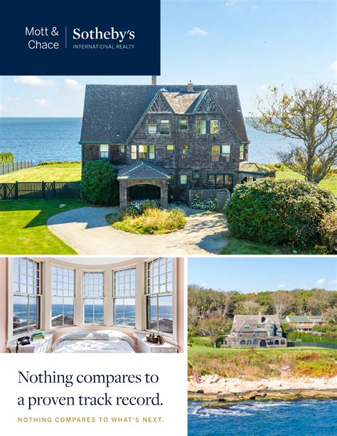 Mott Chace Sothebys International Realty Announces The Second