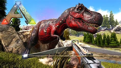 Ark Survival Evolved Alpha T Rex Youtube