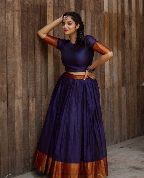 Pin By Keerthi Nair On Traditional Long Skirt Top Designs Long Skirt